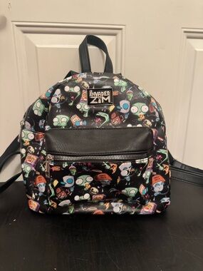 Bioworld Nickelodeon Invader Zim GIR & Snacks Mini Backpack